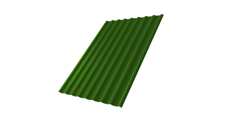 Профнастил С20R 0,45 PE RAL 6002 лиственно-зеленый