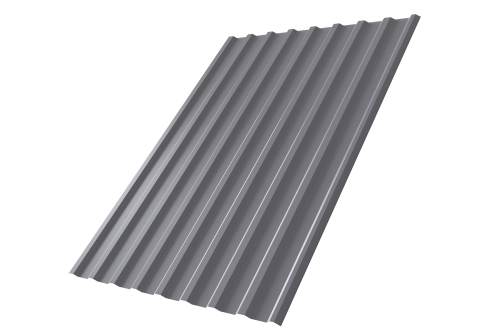 Профнастил С20R 0.45 PE RAL 7004 сигнальный серый