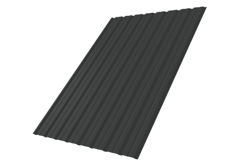 Профнастил С10В 0.5 Satin RAL 7016 антрацитово-серый