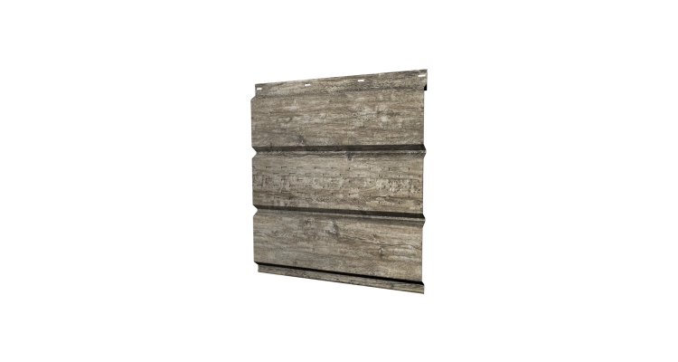 Софит металлический центральная перфорация 0,45 Print Elite с пленкой Nordic Wood TwinColor