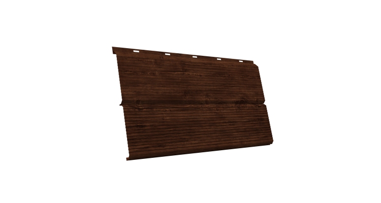 ЭкоБрус 0,345 Gofr 0.45 Print Elite с пленкой Cherry Wood TwinColor