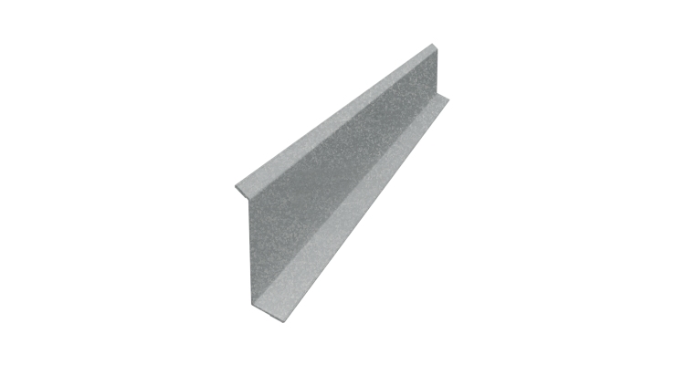 Планка примыкания в штробу 60 0,5 Zn (3м)