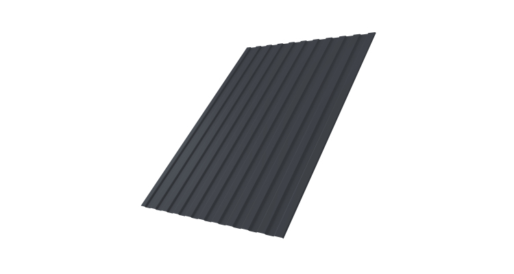 Профнастил С8A 0,5 Drap RAL 7024 мокрый асфальт