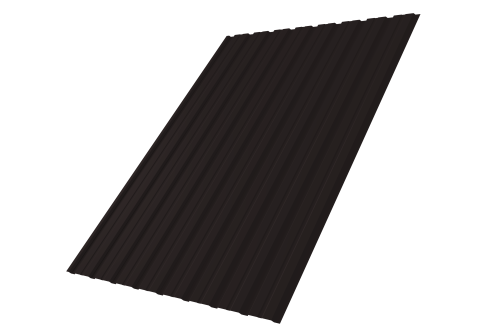 Профнастил С10B 0.5 Drap TX RAL 9005 черный