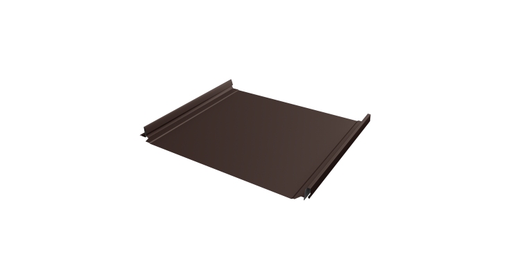 Кликфальц Pro Grand Line 0,45 Drap TR с пленкой на замках RAL 8017 шоколад