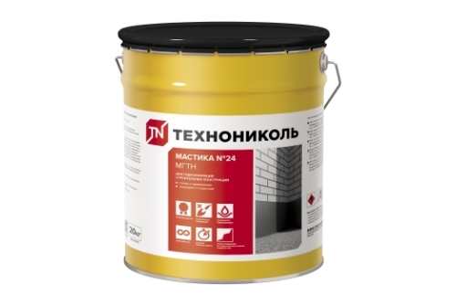 Мастика гидроизоляционная Технониколь №24 МГТН 20кг (ведро)