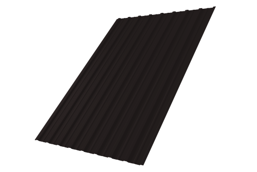 Профнастил С10A 0,45 Drap RAL 9005 черный